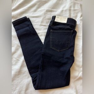 American Eagle Outfitters Dark Blue Skinny Jeans
